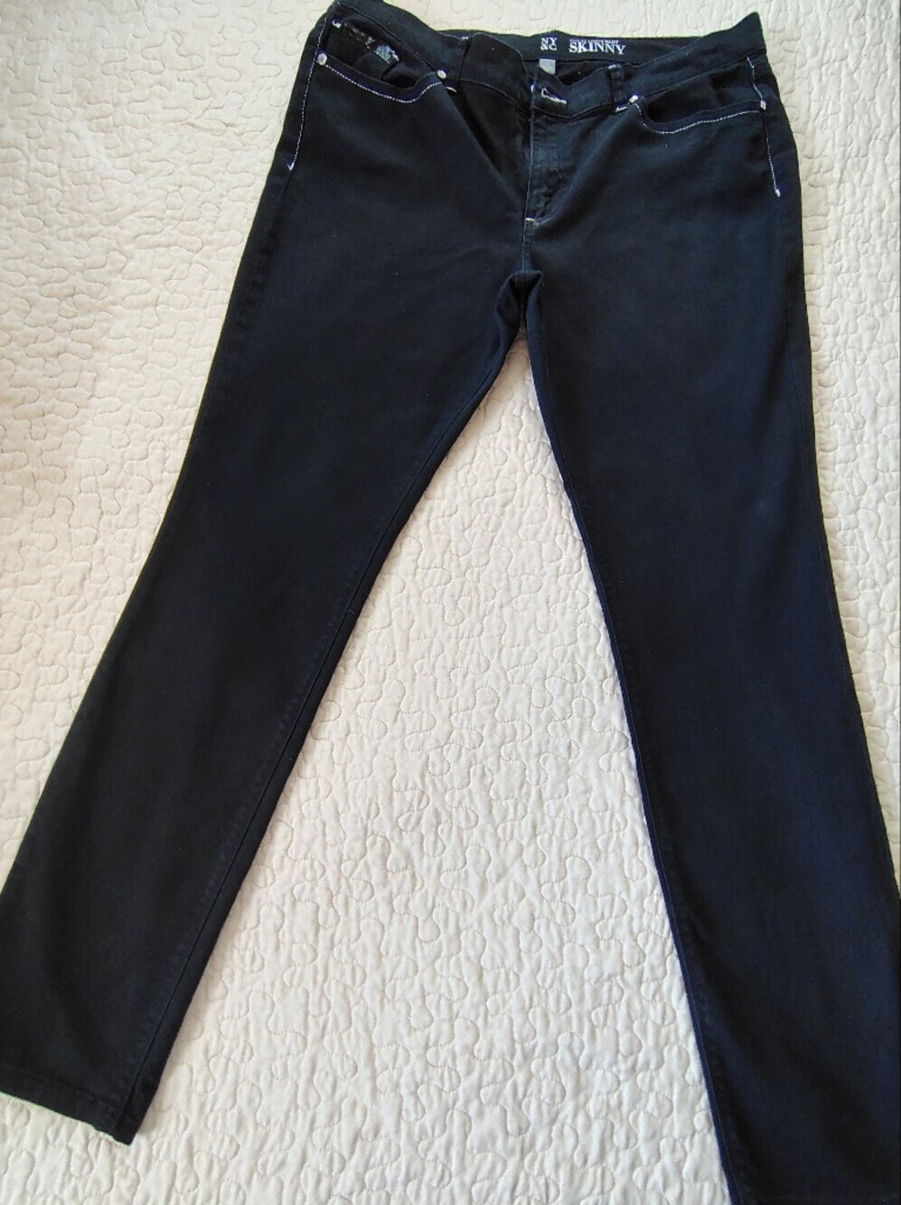 New York Black Stretch Jeans Size 14
